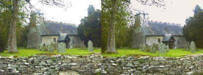 Huntington church, Herefordshire in 3D