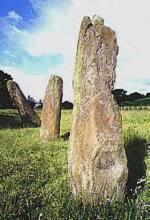 The Harolds Stones, Trellech, looking South-west