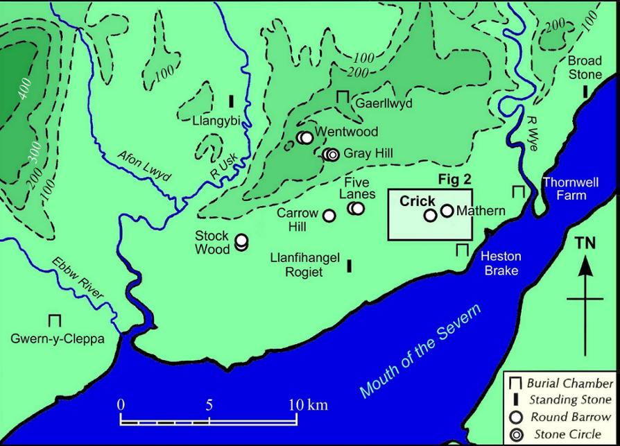 Astronomical Alignments at a Bronze Age Round Barrow in Crick