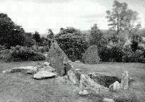 Crarae chambered long cairn, Argyllshire (Photo: June 1990)