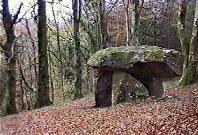 Gwl-y-Filiast cromlech, Carmarthenshire (Video capture, November 1999)