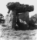 Maes-y-felin chambered tomb, St Lythans, Glamorgan, viewed from the East (Photo: ca. 1991)