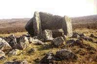 Sweyne's Howes North chambered cairn, Gower (Photo: April 1988)