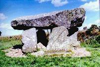 Ty Newydd cromlech, Anglesey (Photo: July 1987)